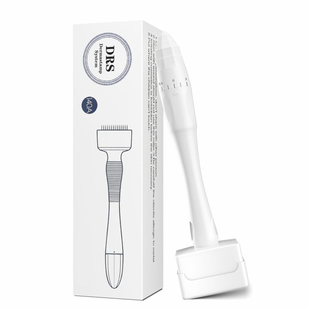 Adjustable Stamped Derma Pen with Sterile Cartridges B2B Supplier 140 Needles Micro Needling Roller - Image 3