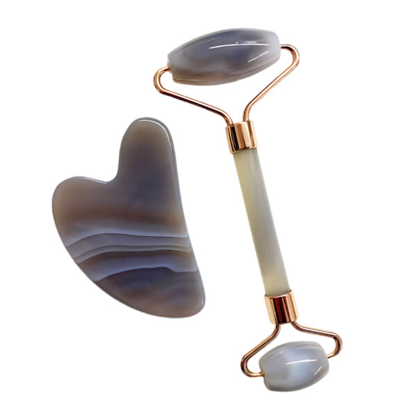 Agate Face Roller and Gua Sha