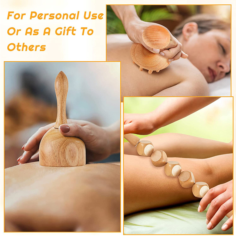 wooden massage tool