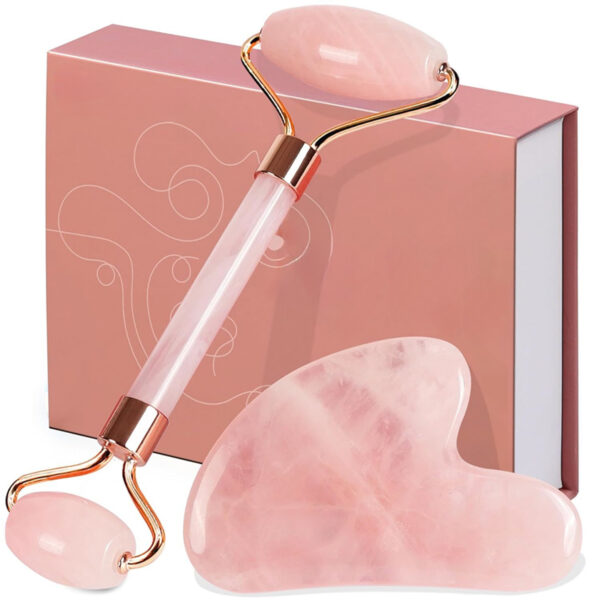 jade roller and gua sha set