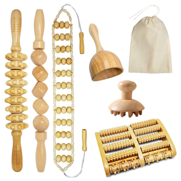wooden massage tool