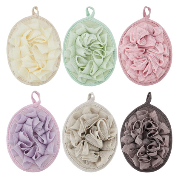Mass-Produced Bamboo Fiber Bath Poufs