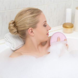 Mass-Produced Bamboo Fiber Bath Poufs