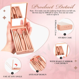 Travel-Size Cosmetic Brush Set