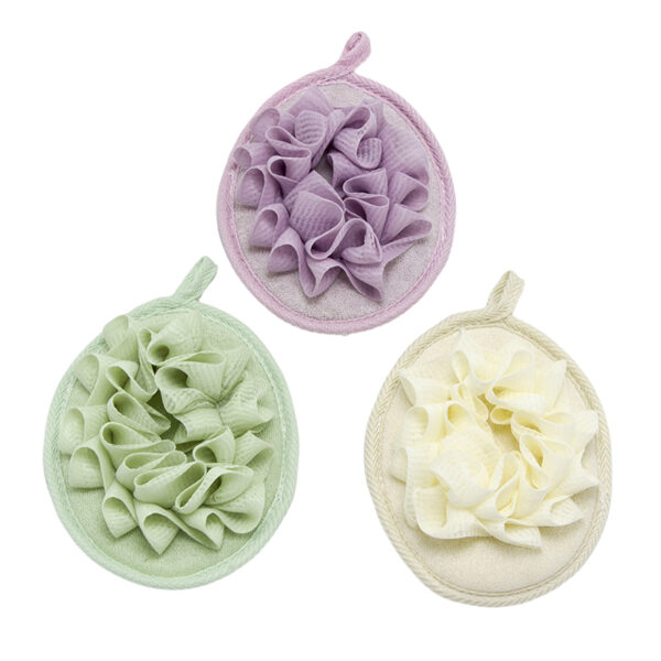 Mass-Produced Bamboo Fiber Bath Poufs