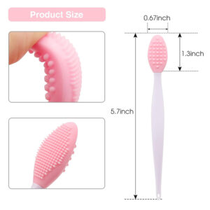 Dual Head Lip Nose Exfoliating Brush
