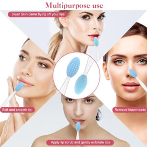 Dual Head Lip Nose Exfoliating Brush