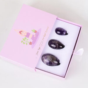Healing Amethyst Crystal Yoni Eggs