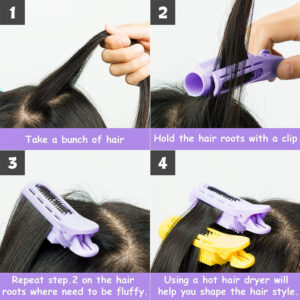 Premium Hair Root Volumizing Clips