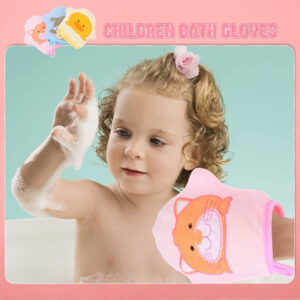 Soft Exfoliating Kids Bath Gloves