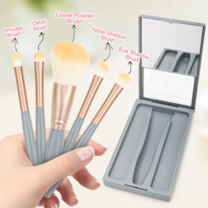 Travel-Size Cosmetic Brush Set