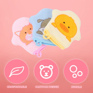 Soft Exfoliating Kids Bath Gloves