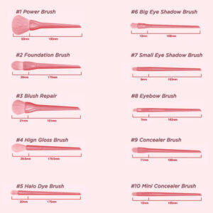 Anti-Bacterial Cosmetic Brushes