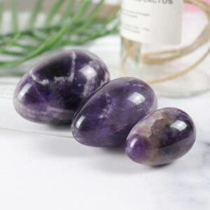 Healing Amethyst Crystal Yoni Eggs