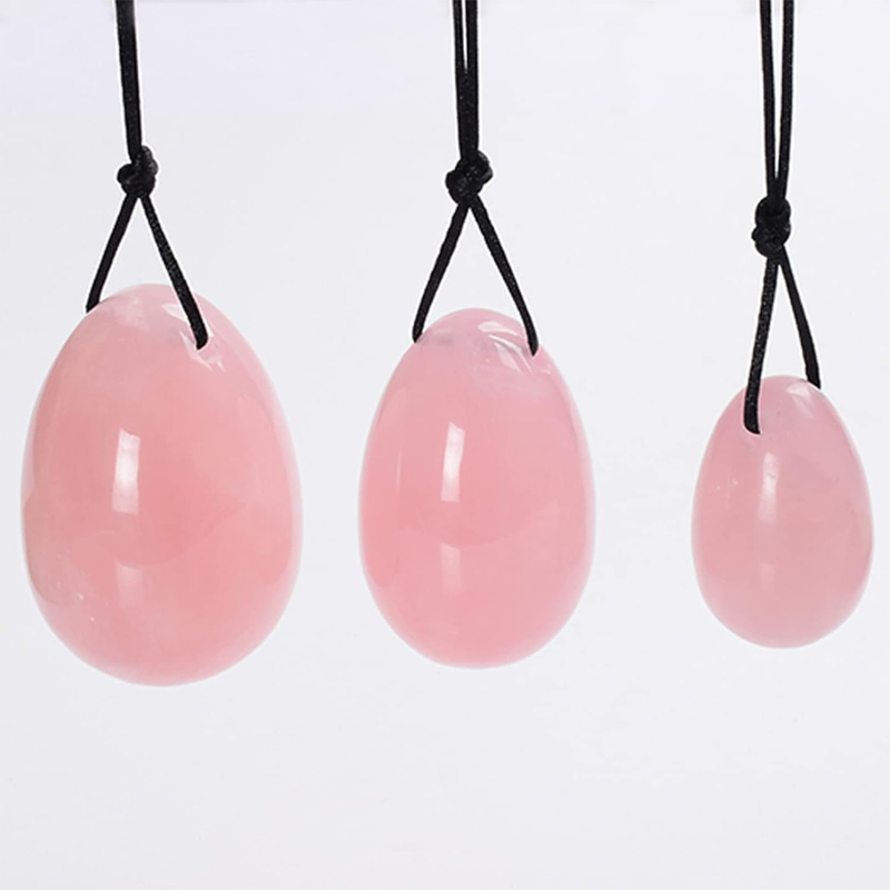 Energy Healing Yoni Eggs Premium Rose Quartz Yoni Eggs for Holistic Wellness Bulk Wholesale Options MOQ 50 Sets - Image 2
