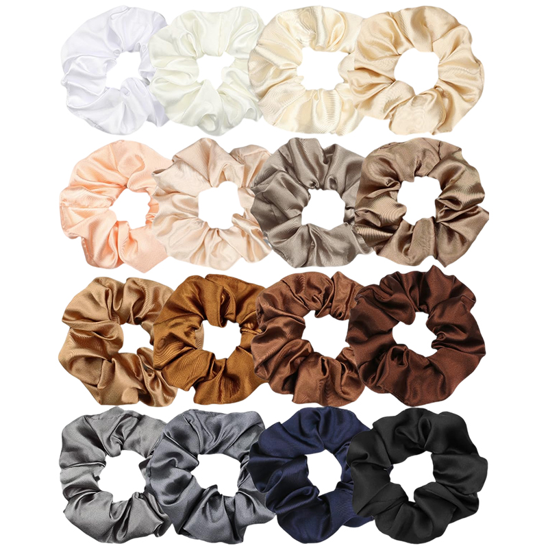 Satin Hair Scrunchies